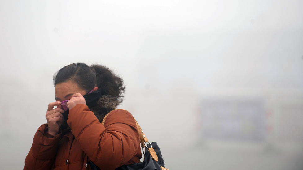 FORURENSET: Dette bildet ble tatt den 30. januar i Haozhou i Kina. Foto: AFP PHOTO/NTB SCANPIX