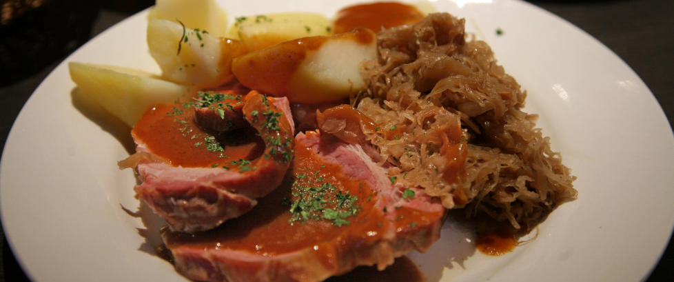 N�r han ble servert denne retten, ble DDRs mektige leder lykkelig