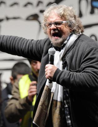 Italienske protestvelgere snur seg til komiker