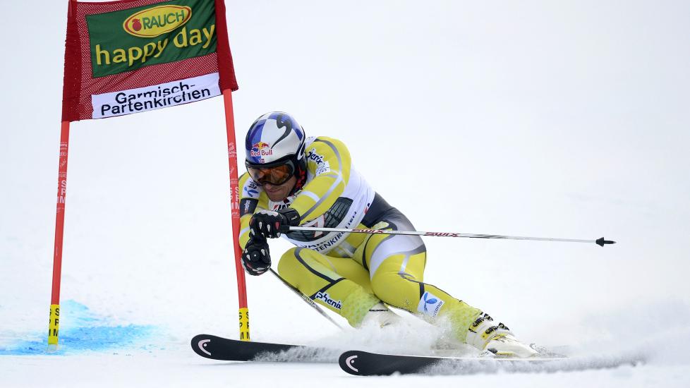  NUMMER SEKS:  Under s�ndagens storslal�m i Garmisch-Partenkirchen kj�rte Aksel Lund Svindal inn til sesongens fjerde sjetteplass i disiplinen. Foto: AFP / CHRISTOF STACHE / NTB Scanpix