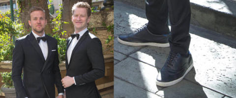 Hva er dette for noen r�d l�per-sko, Odda?