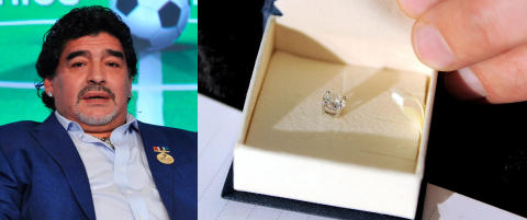 Da Maradona var i Italia i 2006, tok de fra ham klokker og diamanter