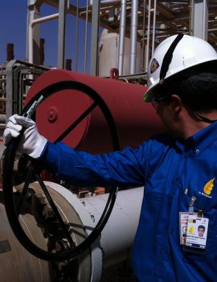 Her �pnes gassproduksjonen i In Am�nas igjen