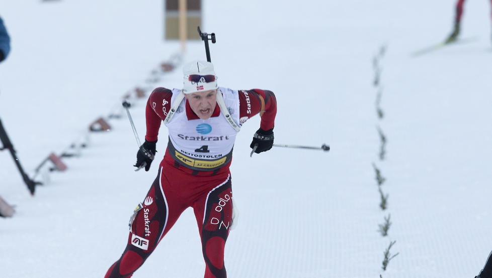  11. PLASS:  Vetle Skj�stad Christiansen ble norges beste l�per under jakstartfinalen i russiske Kanthy Mansisk, p� en dag hvor de rutinerte sviktet. Foto: Terje Bendiksby / NTB scanpix