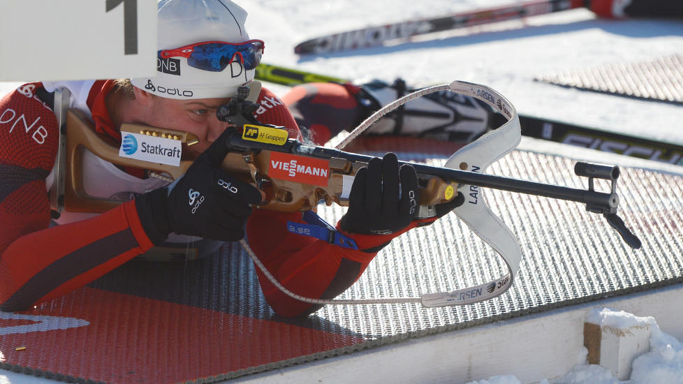 EUROPAMESTER: Vetle Sj�stad Christiansen gikk inn til gullmedalje i �pent EM i dag. Her fra en verdenscup-stafett i desember. Foto: AP Photo/Kerstin Joensson