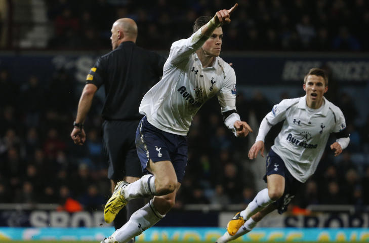 TO M�L: Gareth Bale scoret to m�l da Tottenham vant 2-3 mot West Ham. Foto: REUTERS/Eddie Keogh