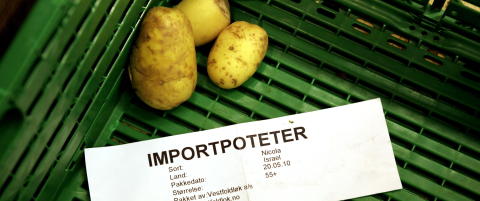 Import av landbruksvarer �kte i fjor med 9,2 prosent