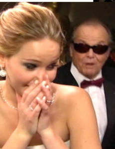 Her pr�ver Jack Nicholson (75) seg p� Oscar-vinneren (22) p� direkten