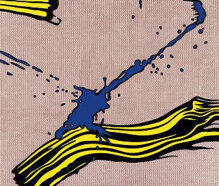 BRUSHSTROKE WITH SPATTER (1966). Illustrasjon: Roy Lichtenstein / Tate Modern