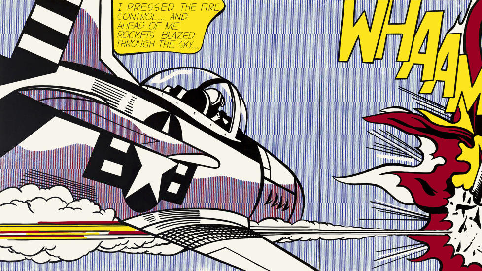 WHAAM!! (1963). Illustrasjon: Roy Lichtenstein / Tate Modern