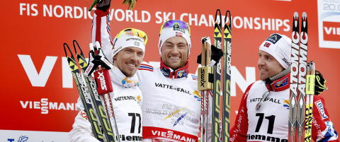 Resultater 15 km fri teknikk, menn