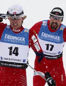 Moan og Kokslien g�r lagsprint