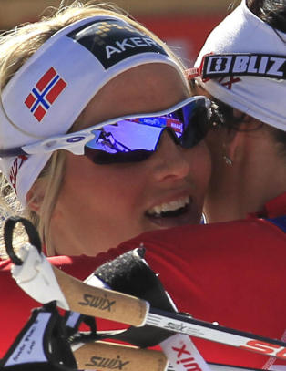 Johaug reagerte p� n�rg�ende kameramann