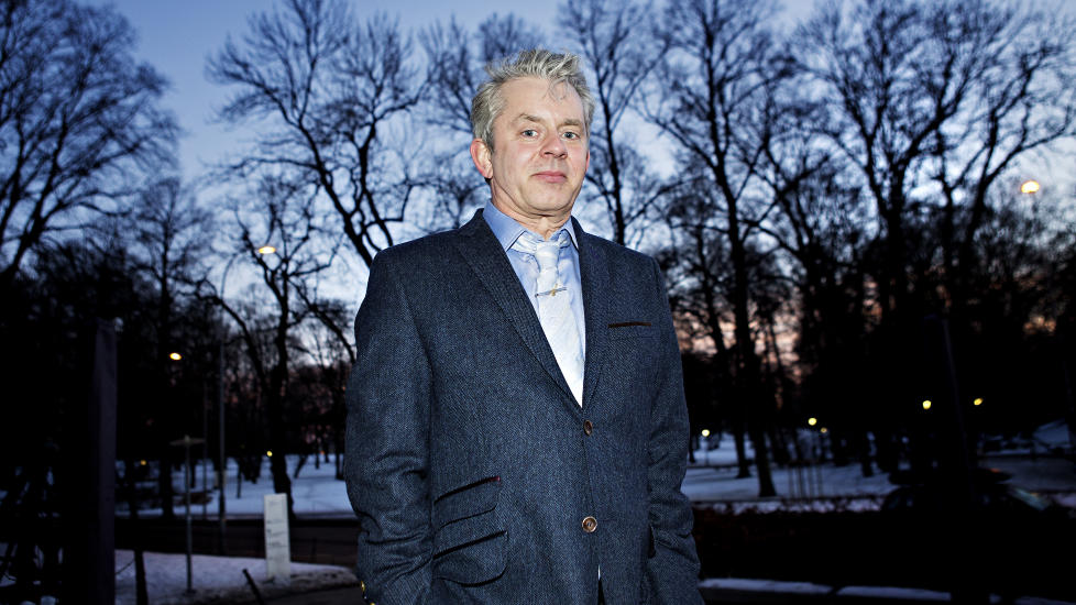 SPR�KGLAD:  Komiker og forfatter Knut N�rum fikk i dag Spr�kgledeprisen 2013. Foto: Nina Hansen / Dagbladet