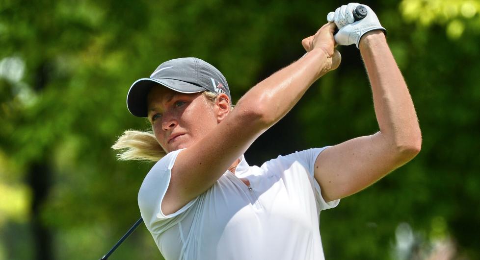 LEVERER GODT: Suzann Pettersen. Foto: AFP PHOTO / ROSLAN RAHMAN