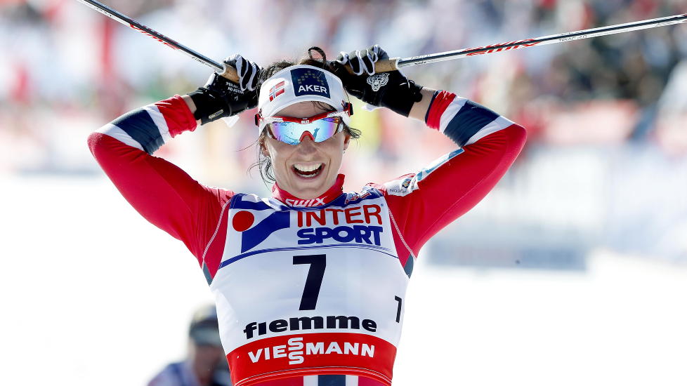 BEST I VERDEN: Norge og Marit Bj�rgen er den beste skinasjonen i verden. Foto: Bj�rn Langsem / DAGBLADET.