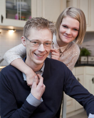 Tony Emye og Helene Schildger er blant de to f�rste parene ut i Sex dager p� TV 3. Pressefoto: TV3