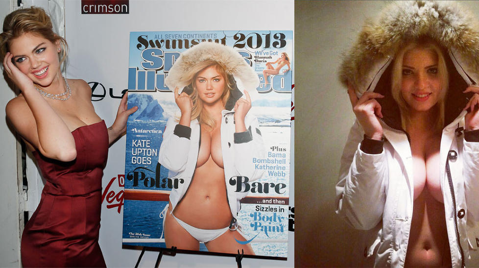 LIKE: Ania (22) la ut bilde av seg selv p� sin Twitter-konto. Det f�rte til at Kate Upton retweetet henne. Foto: Twitter/Carlo Allegri NTB Scanpix