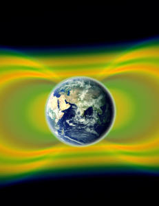 Plutselig dukket dette nye str�lebeltet opp rundt jorda