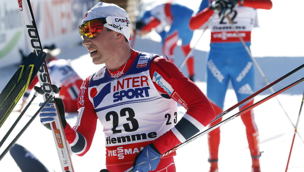 DROPPER KOLLEN-FEMMIL: Eldar R�nning satser mot Birkebeineren istedenfor. Her etter m�lgang p� VM-femmila s�ndag.
Foto: Lise �serud / NTB scanpix