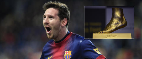 Japansk gullsmed selger Messi-fot for 30 millioner