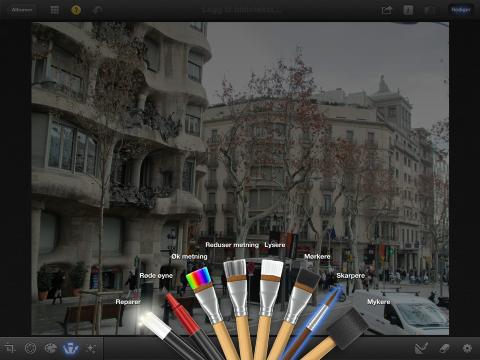 BARE IOS: iPhoto er veldig bra, men bare forbeholdt iPad og iOS.