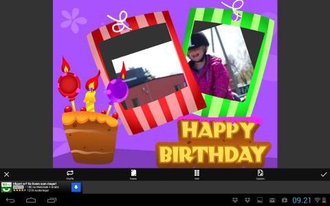 EFFEKTER: Picsart er mest til moro, som fotokollasjer, invitasjoner, morsomme kort og s� videre.