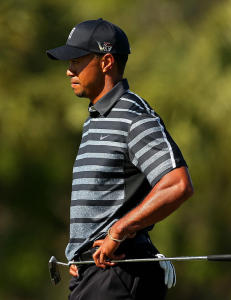 Tiger Woods i delt ledelse