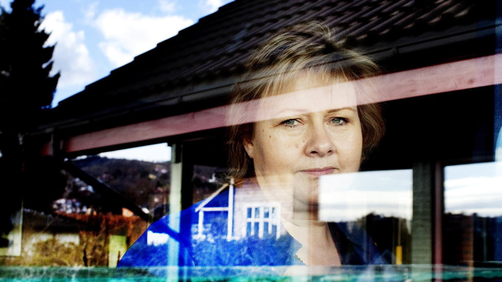 LOVENDRING: Partileder Erna Solberg sier H�yre frykter at dagens abortlov, sammen med framtidas teknologi, kan f�re til at flere fostre velges bort. Derfor �nsker partiet en lovendring. Foto: Sig Johanne Seglem / Dagbladet