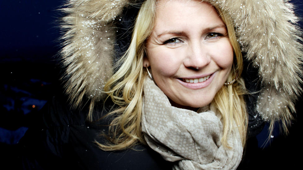 GR�NDER: Firebarnsmor  Annette Skeie Jakobsen fikk ideen til en ny app fordi mannen hennes var diabetessyk. Foto: KRISTIN SVORTE