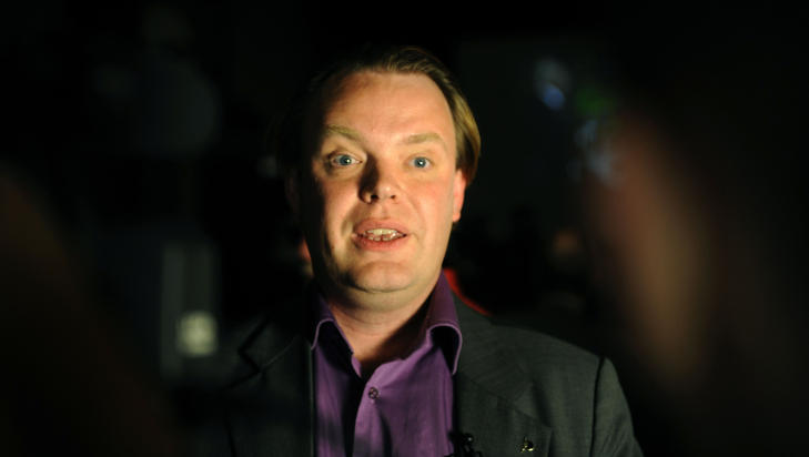 OPPRØRT: Piratpartiets grunnlegger Rickard Falkvinge mener antipornoforslaget er et «hårreisende» angrep på ytringsfriheten, og har mobilisert til motkampanje. Foto: OLIVIER MORIN / AFP / NTB SCANPIX OPPRØRT: Piratpartiets grunnlegger Rickard Falkvinge mener antipornoforslaget er et «hårreisende» angrep på ytringsfriheten, og har mobilisert til motkampanje. Foto: OLIVIER MORIN / AFP / NTB SCANPIX