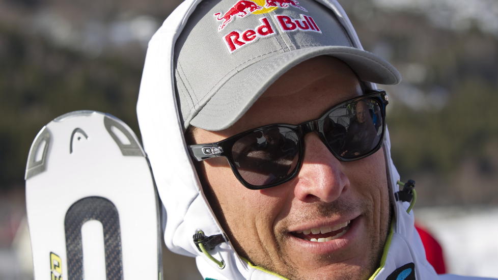 TETT I TOPPEN: Aksel Lund Svindal er nummer to i sammenlagtcupen, rett bak Marcel Hirscher. De to ligger henholdsvis p� 5.- og 4.plass etter f�rste omgang i dag. Foto: Geir Olsen / NTB scanpix