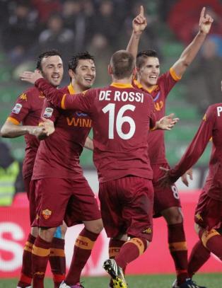 Roma klarte ikke seier mot Udineses 10 menn