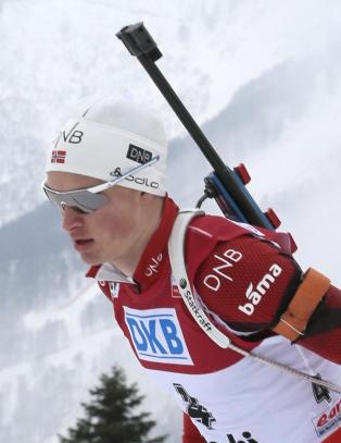 Stafettnedtur for skiskytter-gutta