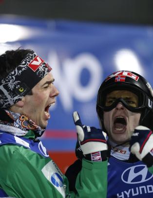 Bardal og Jacobsen hoppet opp p� pallen