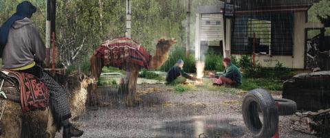 Jorda er oversv�mt og klimaflyktninger str�mmer mot nord