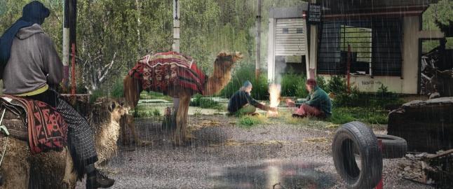 Jorda er oversv�mt og klimaflyktninger str�mmer mot nord