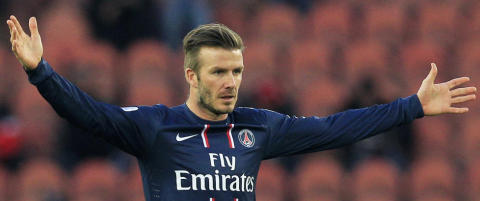 Beckham er den eneste gjenværende engelskmannen i Champions League