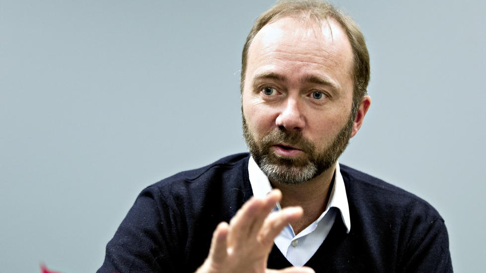 VIL HA GRUVE: N�ringsminister Trond Giske, som i dag la fram mineralstrategi. Foto: Torbj�rn Berg / Dagbladet.