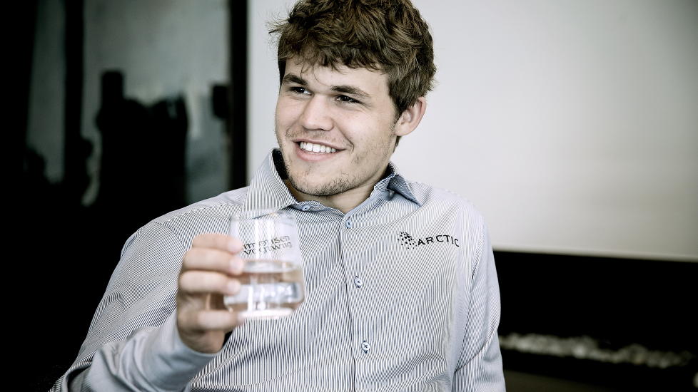  Offensiv:   Sjakkspiller Magnus Carlsen frykter ikke Anand.  Foto: Bj�rn Langsem / DAGBLADET.