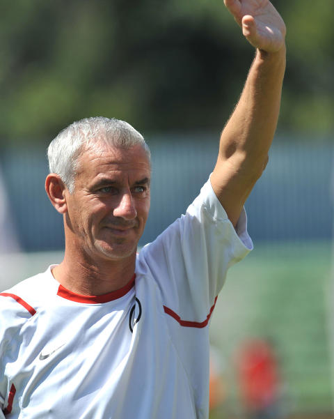 M�LSCORER: Ian Rush synes Bendtner er fantastisk p� sitt beste. Foto: AFP  / ADEK BERRY / NTB SCANPIX