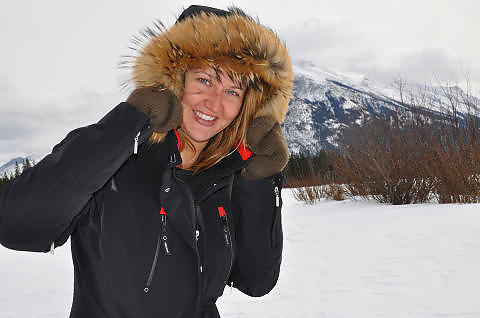 NORSK: Turistinformat�r Tulene Steiestol har norsk far, og jobber for � lokke flere turister til skiomr�dene Banff. Foto: CECILIE AARSETH