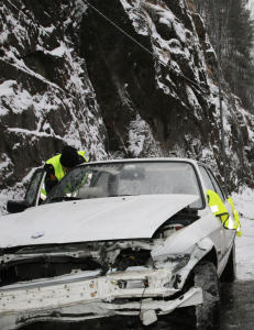 Flere ulykker og kaos p� veiene i Follo