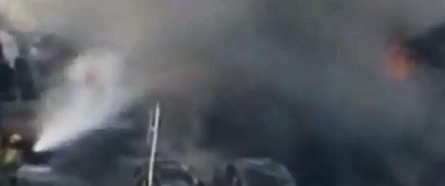 Fly krasjet p� parkeringsplass i Florida