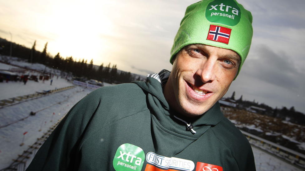 TIL TOPPS: : - Jeg er kjempeforn�yd, sier Anders Aukland etter seieren i Birken. Foto: H�kon Mosvold Larsen / Scanpix