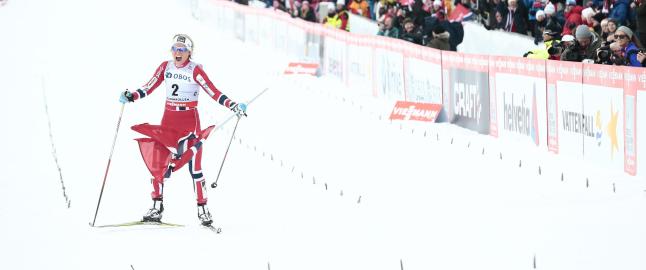 Johaug ledet fra start til m�l