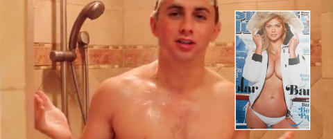 Slik sikret Jake (16) seg en date med Kate Upton