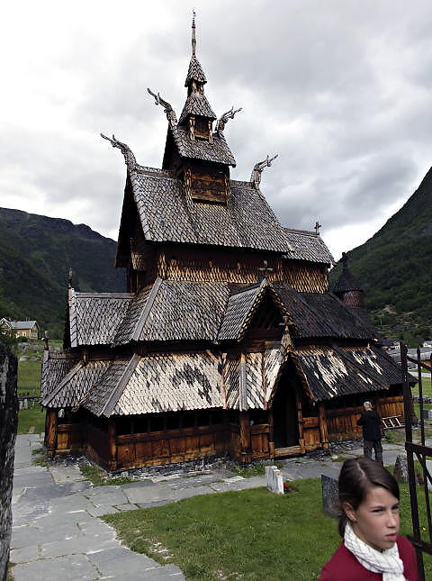 L�RDAL:Borgund stavkirke er en av de st�rste atrraksjonene i den nye b�rekraftige reisedestinasjonen L�rdal. Foto: FRANK KARLSEN