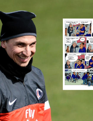Gj�r narr av Zlatan i ny tegneserie