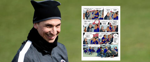 Gj�r narr av Zlatan i ny tegneserie